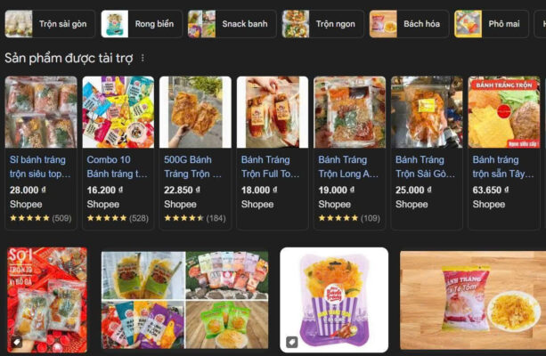 Bánh Tráng Trộn Đóng Gói Sẵn